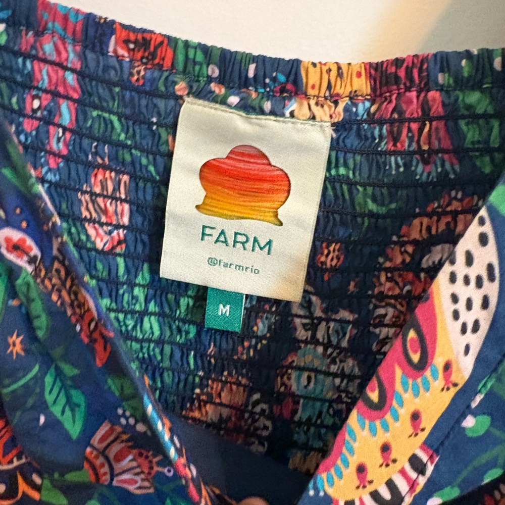 Farm Rio - Tropical Birds blouse - Picture 2 of 3